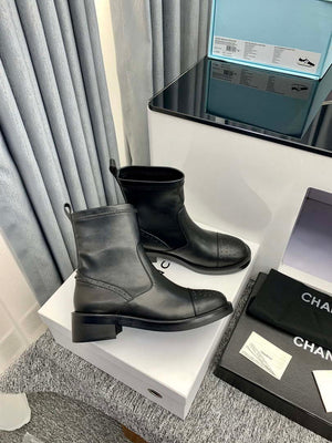 Chanel Women's Shoes Ankle Boots 189741 - 35 - View 6