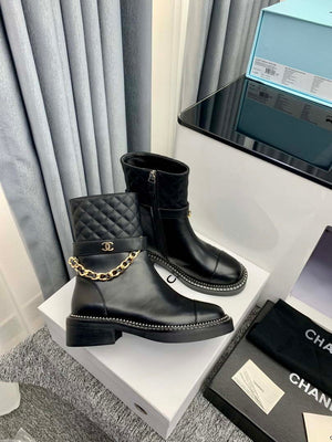 Chanel Women's Shoes Ankle Boots 189745 - 35 - View 9