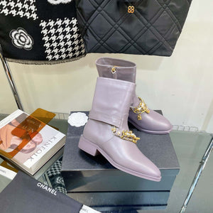 Chanel Women's Shoes Classcal Chain Hight Boots 190795 - 35 - View 8