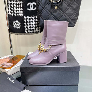 Chanel Women's Shoes Classcal Chain Hight Boots 190800 - 35 - View 5