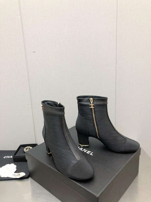 Chanel Women's Shoes Fashion Short Boots C77650 - 35 - View 7