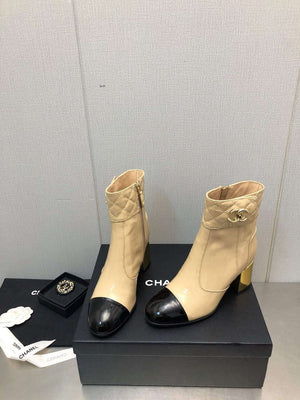 Chanel Women's Shoes Fashion Short Boots C77653 - 35 - View 1