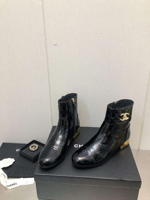 Chanel Women's Shoes Fashion Short Boots C77655 - 35 - View 1