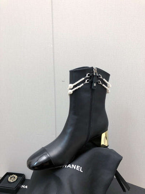 Chanel Women's Shoes Fashion Short Boots C77658 - 35 - View 8