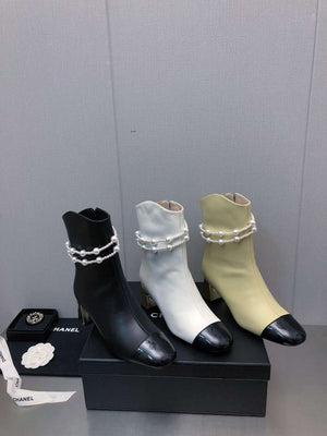 Chanel Women's Shoes Fashion Short Boots C77659 - 35 - View 8