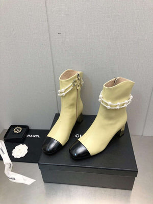 Chanel Women's Shoes Fashion Short Boots C77660 - 35 - View 1