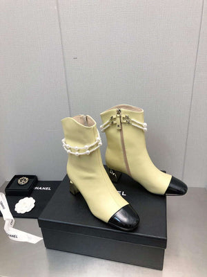 Chanel Women's Shoes Fashion Short Boots C77660 - 35 - View 4