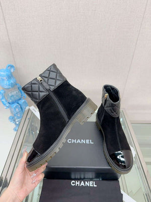 Chanel Women's Shoes Fashion Short Boots C94381 - 35 - View 3