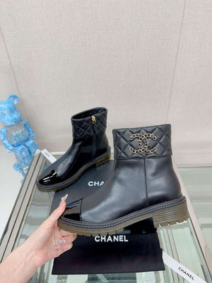 Chanel Women's Shoes Fashion Short Boots C94383 - 35 - View 4