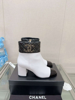 Chanel Women's Shoes Fashion Short Boots C94387 - 35 - View 3