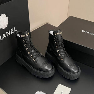 Chanel Women's Shoes Fashion Short Boots C94388 - 35 - View 2