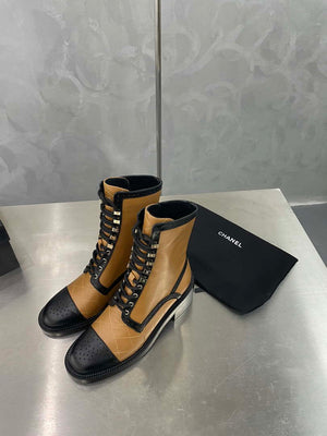Chanel Women's Shoes G39162 Y55902 94305 Hight Boots 189934 - 35 - View 1