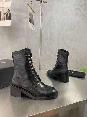Chanel Women's Shoes G39162 Y55902 94305 Hight Boots 189935 - 35 - View 5