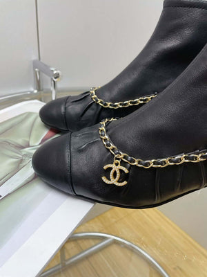 Chanel Women's Shoes Short Boots 194824 - 35 - View 3