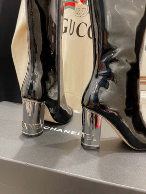 Chanel Women's Shoes High Boots 195142 - 35 - View 8