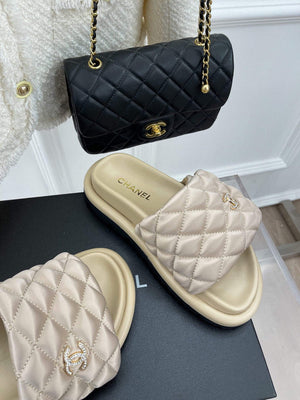 Chanel Women's Shoes Rhombus Velcro Slippers C91285 - 35 - View 6