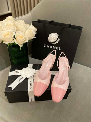 Chanel Women's G31318 Slingbacks Goatskin Grosgrain Sandals Shoes C91007 - Euro 35=US 4 - View 3