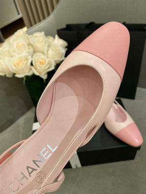 Chanel Women's G31318 Slingbacks Goatskin Grosgrain Sandals Shoes C91007 - Euro 35=US 4 - View 7