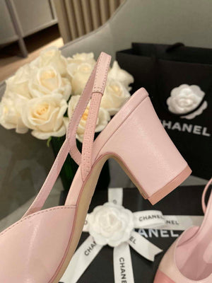 Chanel Women's G31318 Slingbacks Goatskin Grosgrain Sandals Shoes C91007 - Euro 35=US 4 - View 8