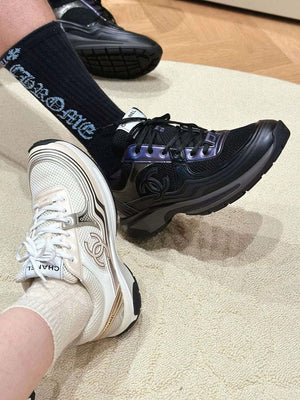 Chanel Women's Sneaker G45077 Designer Trainers Fabric Laminated C90101 - 34 - View 14