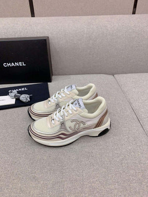 Chanel Women's Sneaker G45077 Designer Trainers Fabric Laminated C90102 - 34 - View 5