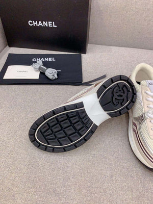 Chanel Women's Sneaker G45077 Designer Trainers Fabric Laminated C90102 - 34 - View 11