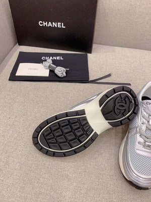 Chanel Women's Sneaker G45077 Designer Trainers Fabric Laminated C90104 - 34 - View 9
