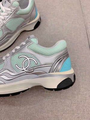 Chanel Women's Sneaker G45077 Designer Trainers Fabric Laminated C90105 - 34 - View 8