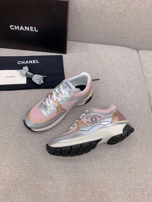 Chanel Women's Sneaker G45077 Designer Trainers Fabric Laminated C90106 - 34 - View 4