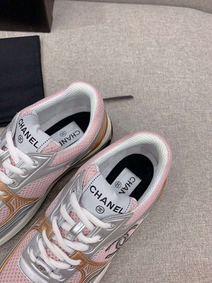 Chanel Women's Sneaker G45077 Designer Trainers Fabric Laminated C90106 - 34 - View 6
