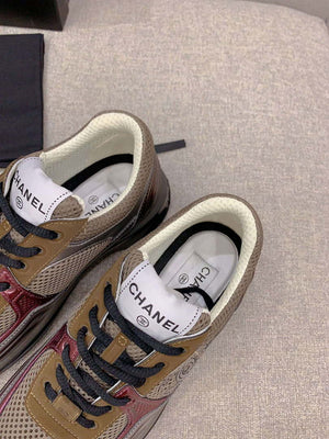 Chanel Women's Sneaker G45077 Designer Trainers Fabric Laminated C90108 - 34 - View 6