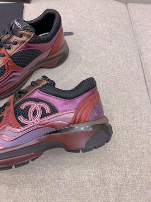 Chanel Women's Sneaker G45077 Designer Trainers Fabric Laminated C90109 - 34 - View 7