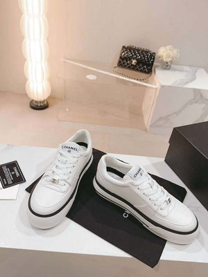 Chanel Women's Sneaker G45086 Designer Trainers Calfskin C90121 - 34 - View 6