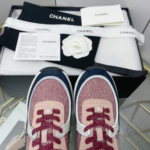 Chanel Women's Sneaker Shoes G38753 Pink and black - 35 - View 6