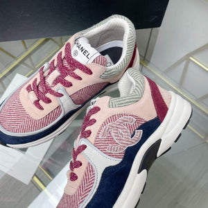 Chanel Women's Sneaker Shoes G38753 Pink and black - 35 - View 7