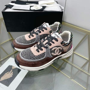 Chanel Women's Sneaker Shoes G38757 Pink and Brown - 35 - View 2