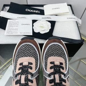 Chanel Women's Sneaker Shoes G38757 Pink and Brown - 35 - View 6