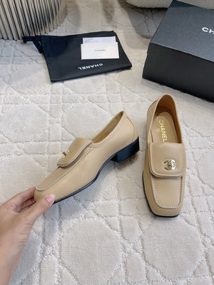 Chanel Women's Square-Toe Flat Shoes C93301 - Euro 35=US 4 - View 3