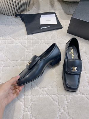 Chanel Women's Square-Toe Flat Shoes C93302 - Euro 35=US 4 - View 3