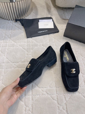 Chanel Women's Square-Toe Flat Shoes C93304 - Euro 35=US 4 - View 3