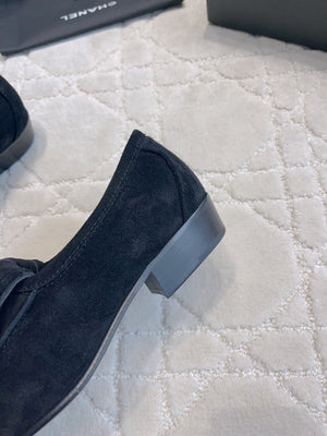 Chanel Women's Square-Toe Flat Shoes C93304 - Euro 35=US 4 - View 9