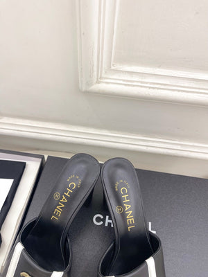 Chanel Women's Square-toe Flip-top Slippers 8.5cm C93333 - Euro 35=US 4 - View 7