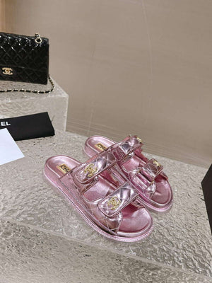 Chanel Women's Velcro sandals Fashion Shoes C93241 - Euro 35=US 4 - View 4