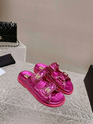 Chanel Women's Velcro sandals Fashion Shoes C93242 - Euro 35=US 4 - View 3