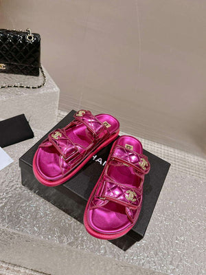 Chanel Women's Velcro sandals Fashion Shoes C93242 - Euro 35=US 4 - View 5