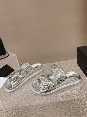 Chanel Women's Velcro sandals Fashion Shoes C93243 - Euro 35=US 4 - View 2