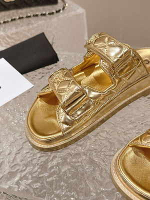 Chanel Women's Velcro sandals Fashion Shoes C93244 - Euro 35=US 4 - View 7
