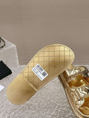 Chanel Women's Velcro sandals Fashion Shoes C93244 - Euro 35=US 4 - View 9