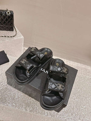 Chanel Women's Velcro sandals Fashion Shoes C93245 - Euro 35=US 4 - View 5