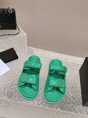 Chanel Women's Velcro sandals Fashion Shoes C93249 - Euro 35=US 4 - View 1